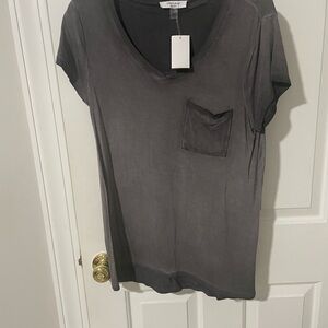 Large cable & gauge top nwt acid wash